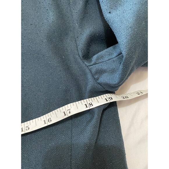 Vintage Coat 100% Silk Blazer Womens Size L Nylon Lined By Christopher And Banks - Picture 12 of 12